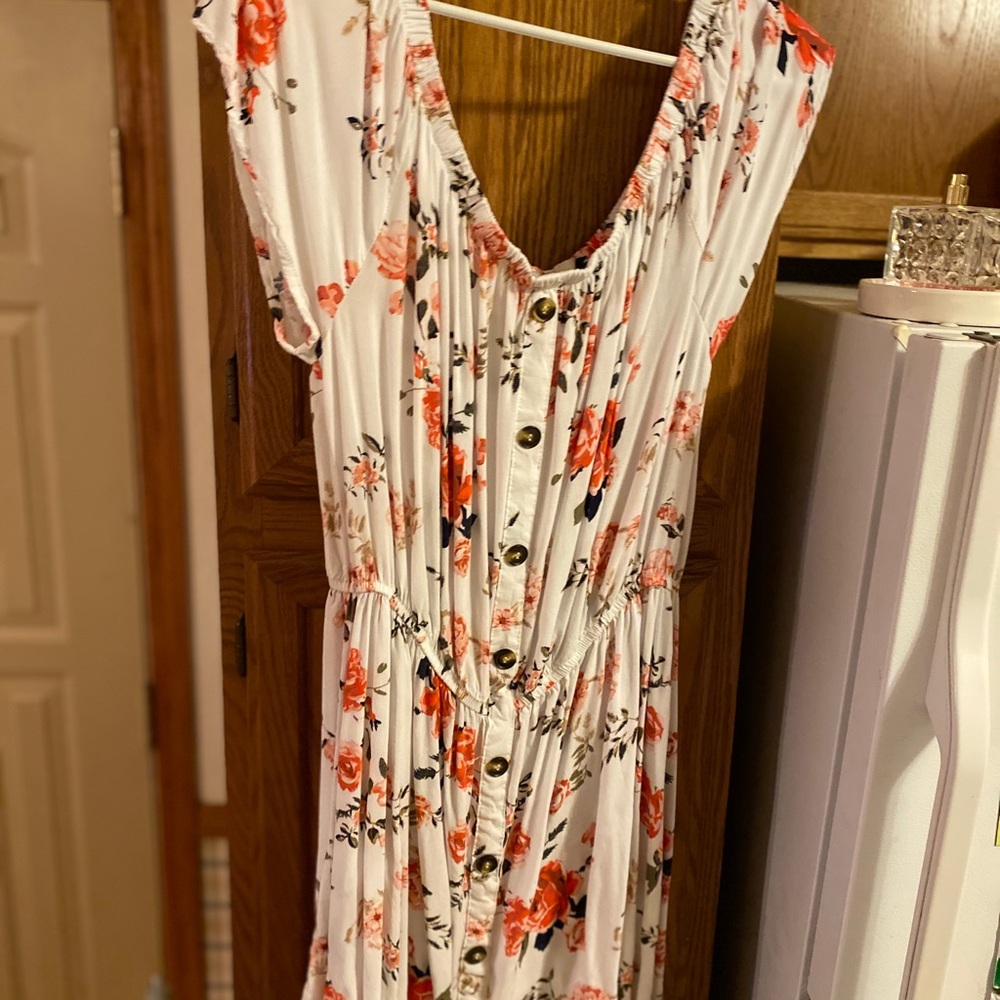 J for Justify 3x White Floral dress